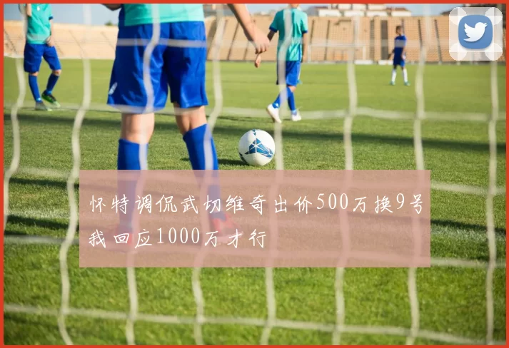 怀特调侃武切维奇出价500万换9号我回应1000万才行